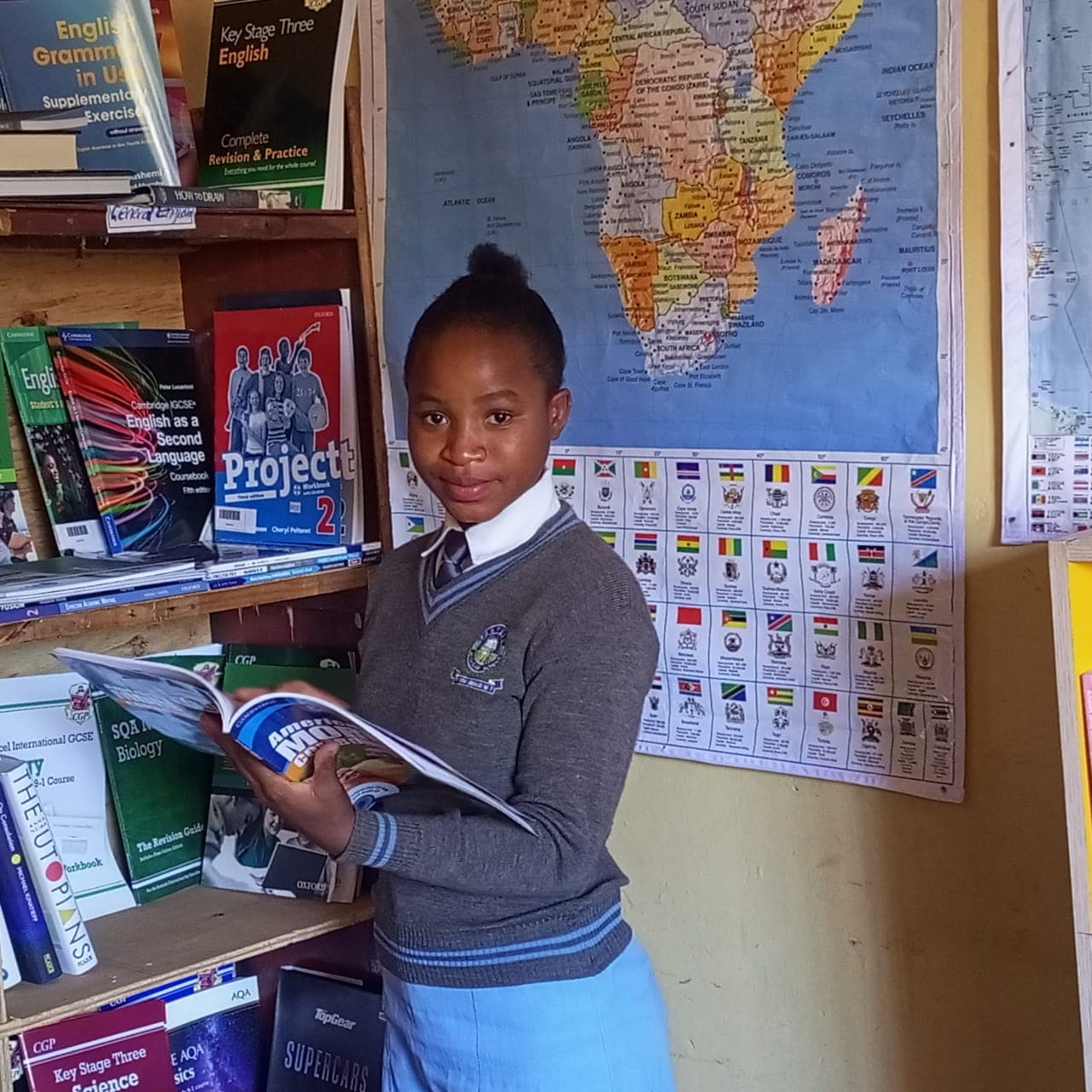 Students at Jam Park Private Secondary School